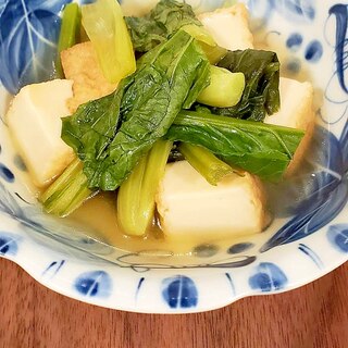 小松菜と厚揚げの煮物